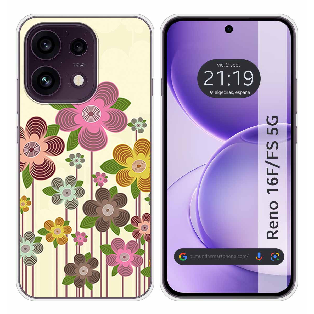 Funda Silicona para Oppo Reno 16 FS / 16FS 5G...