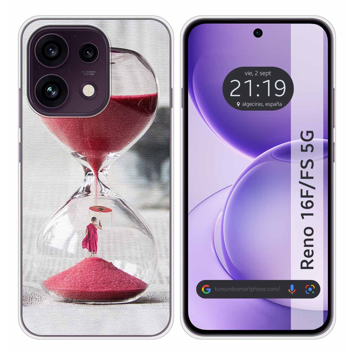 Funda Silicona para Oppo Reno 16 FS / 16FS 5G...