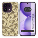 Funda Silicona para Oppo Reno 16 FS / 16FS 5G diseño Sand Camuflaje Dibujos