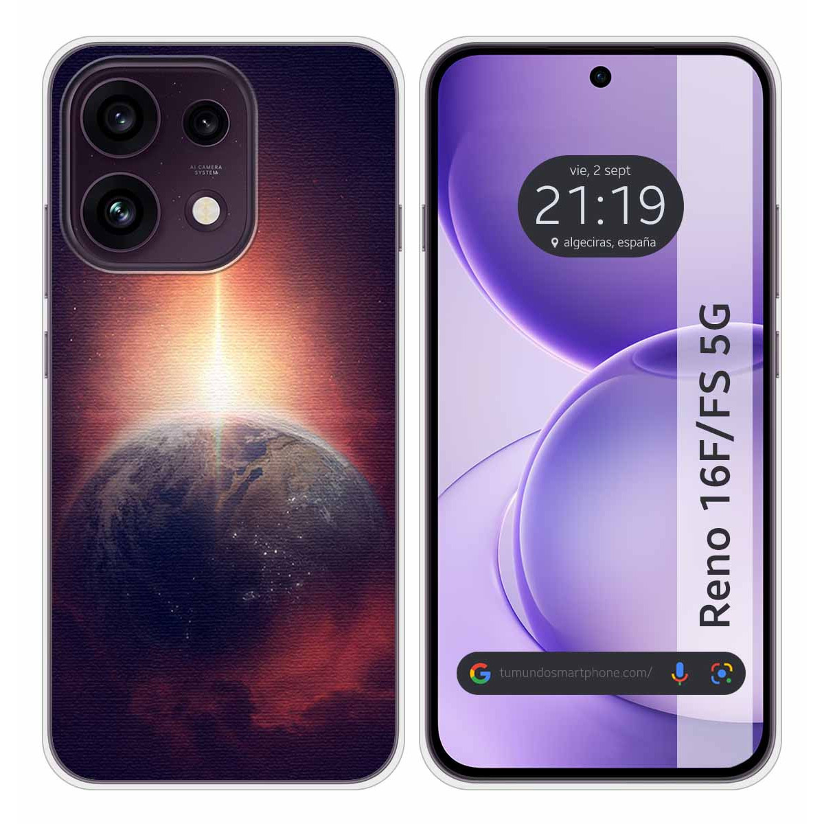 Funda Silicona para Oppo Reno 16 FS / 16FS 5G...