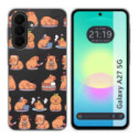 Funda Silicona Transparente para Samsung Galaxy A27 5G diseño Capibara 01 Dibujos