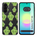 Funda Silicona Transparente para Samsung Galaxy A27 5G diseño Cactus Dibujos