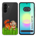 Funda Silicona Transparente para Samsung Galaxy A27 5G diseño Tigre Dibujos