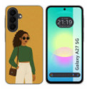 Funda Silicona para Samsung Galaxy A27 5G diseño Mujer 02 Dibujos