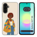 Funda Silicona para Samsung Galaxy A27 5G diseño Mujer 05 Dibujos