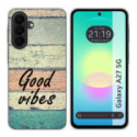 Funda Silicona para Samsung Galaxy A27 5G diseño Madera 01 Dibujos