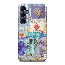 Funda Tough para Samsung Galaxy A16 4G / 5G Doble Capa diseño Collage 02 Dibujos