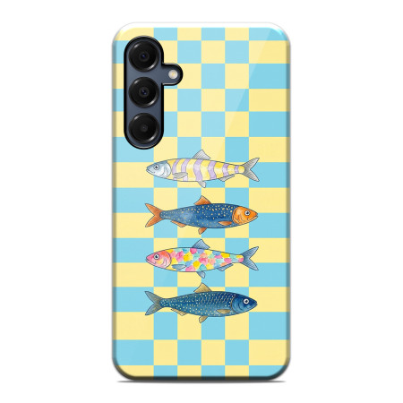 Funda Tough para Samsung Galaxy A16 4G / 5G Doble Capa diseño Peces 03 Dibujos