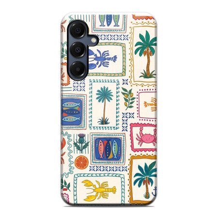 Funda Tough para Samsung Galaxy A16 4G / 5G Doble Capa diseño Sellos 01 Dibujos