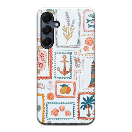 Funda Tough para Samsung Galaxy A16 4G / 5G Doble Capa diseño Sellos 02 Dibujos