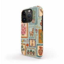 Funda Tough para Samsung Galaxy A16 4G / 5G Doble Capa diseño Sellos 03 Dibujos 2