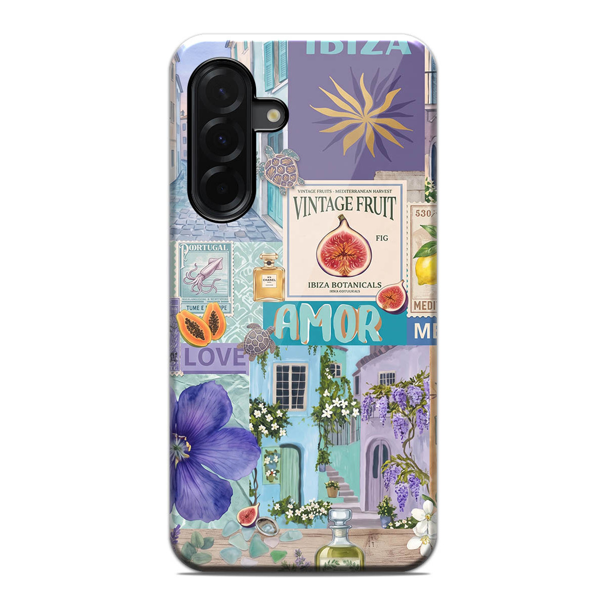 Funda Tough para Samsung Galaxy A56 5G Doble Capa diseño Collage 02 Dibujos