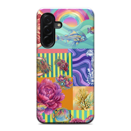 Funda Tough para Samsung Galaxy A56 5G Doble Capa diseño Collage 03 Dibujos