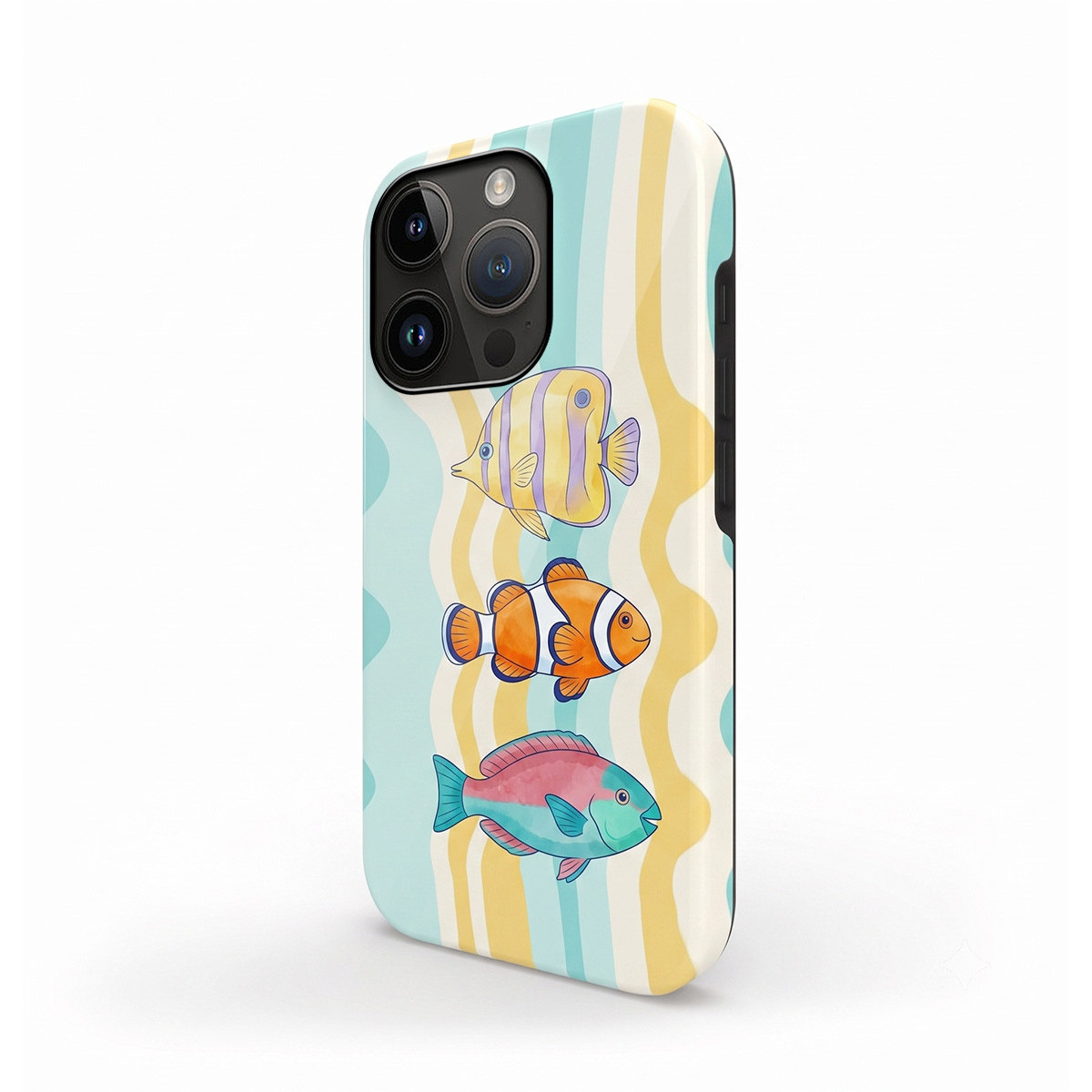 Funda Tough para Samsung Galaxy A56 5G Doble Capa diseño Peces 01 Dibujos