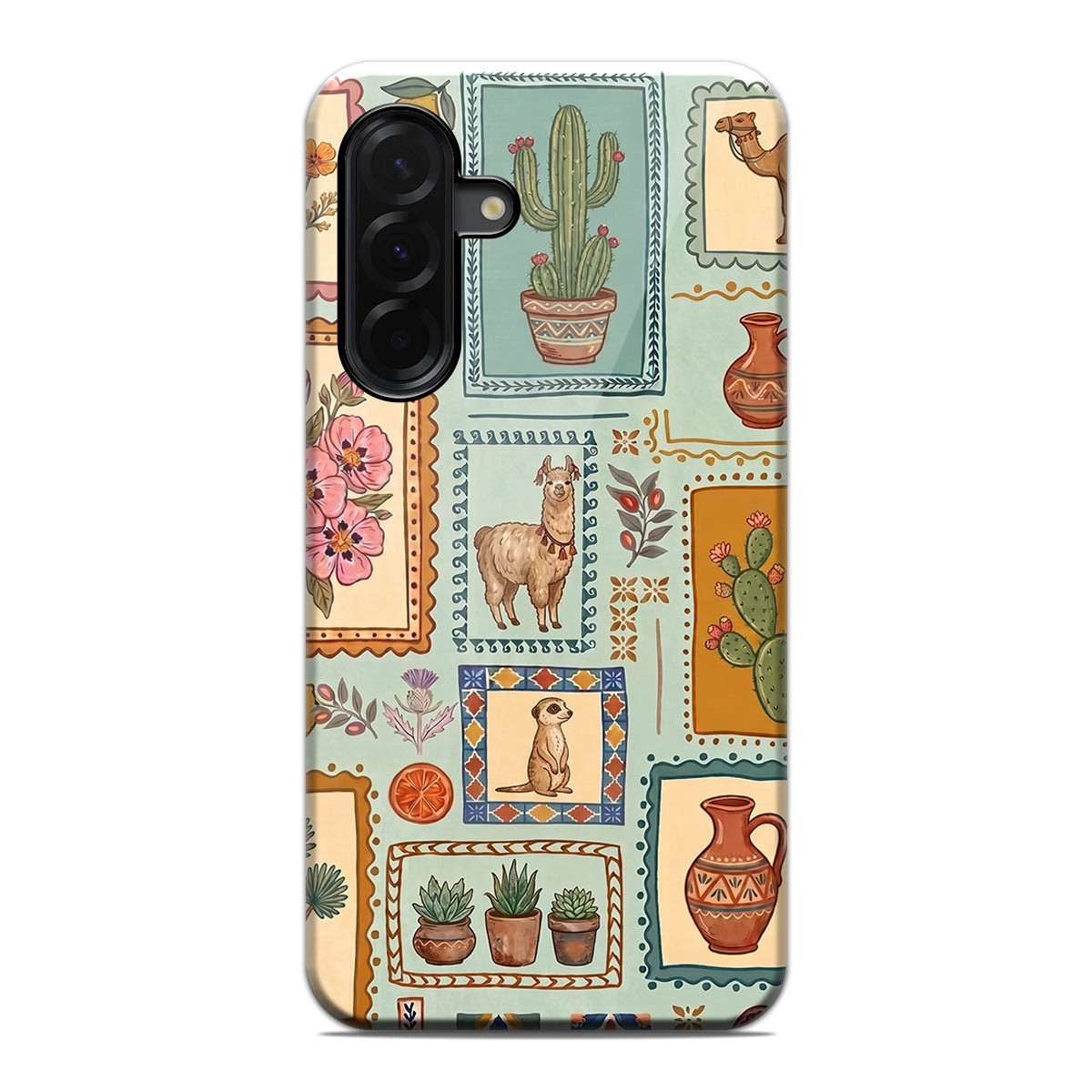 Funda Tough para Samsung Galaxy A56 5G Doble Capa diseño Sellos 03 Dibujos