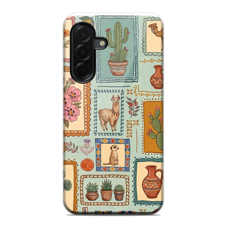 Funda Tough para Samsung Galaxy A56 5G Doble Capa diseño Sellos 03 Dibujos