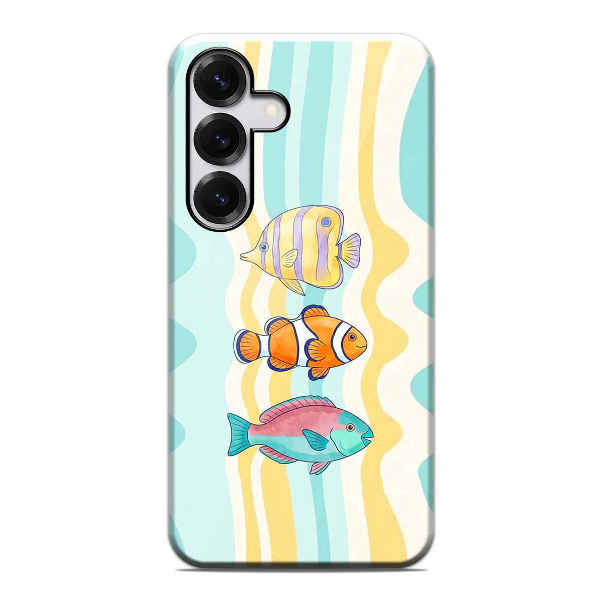 Funda Tough Magnética para Samsung Galaxy S25 5G Doble Capa diseño Peces 01 Dibujos