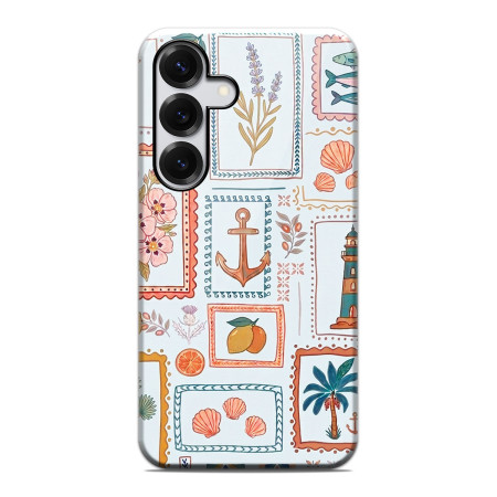 Funda Tough Magnética para Samsung Galaxy S25 5G Doble Capa diseño Sellos 02 Dibujos
