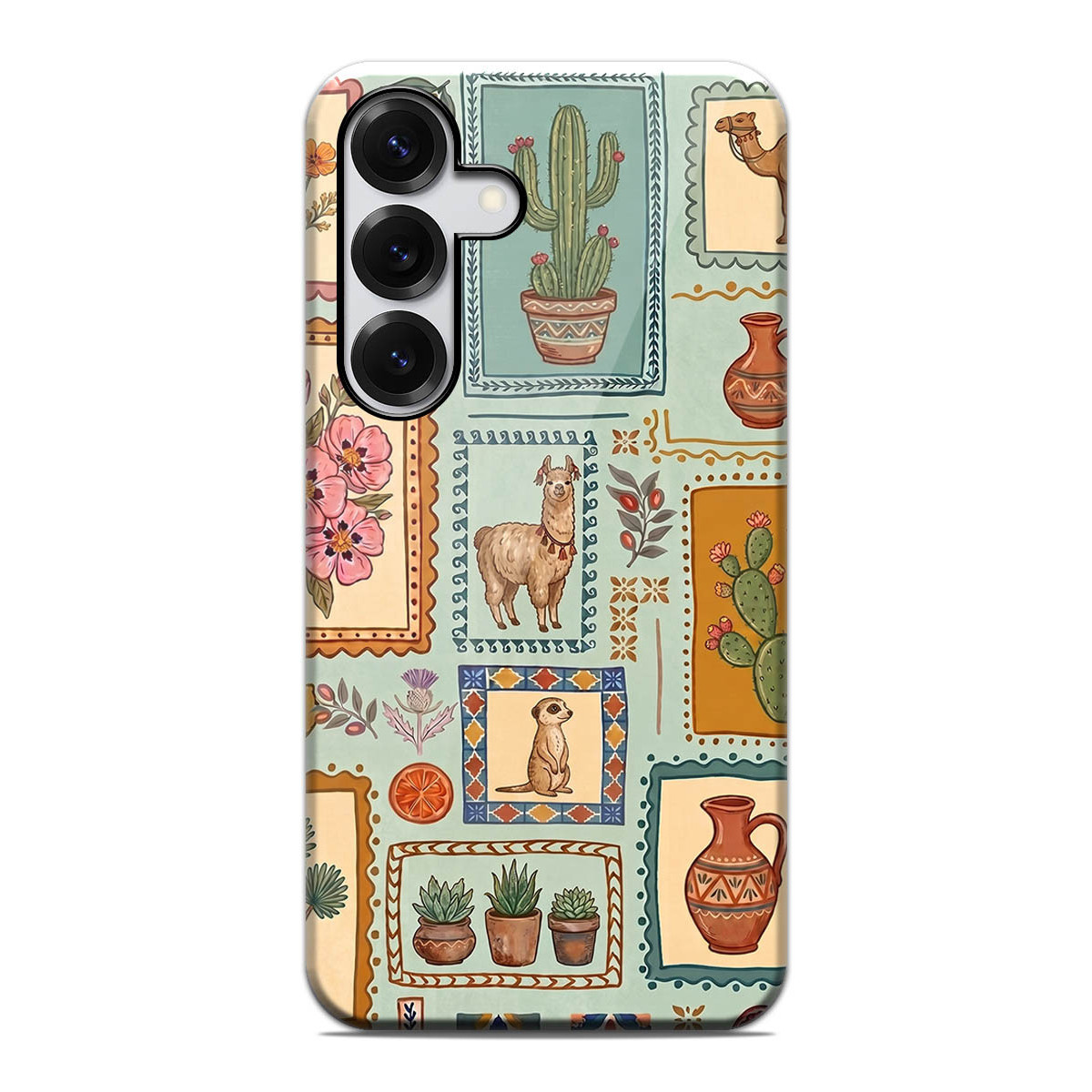 Funda Tough Magnética para Samsung Galaxy S25 5G Doble Capa diseño Sellos 03 Dibujos