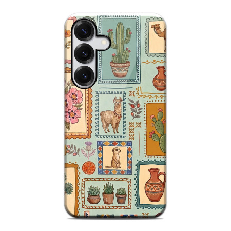 Funda Tough Magnética para Samsung Galaxy S25 5G Doble Capa diseño Sellos 03 Dibujos