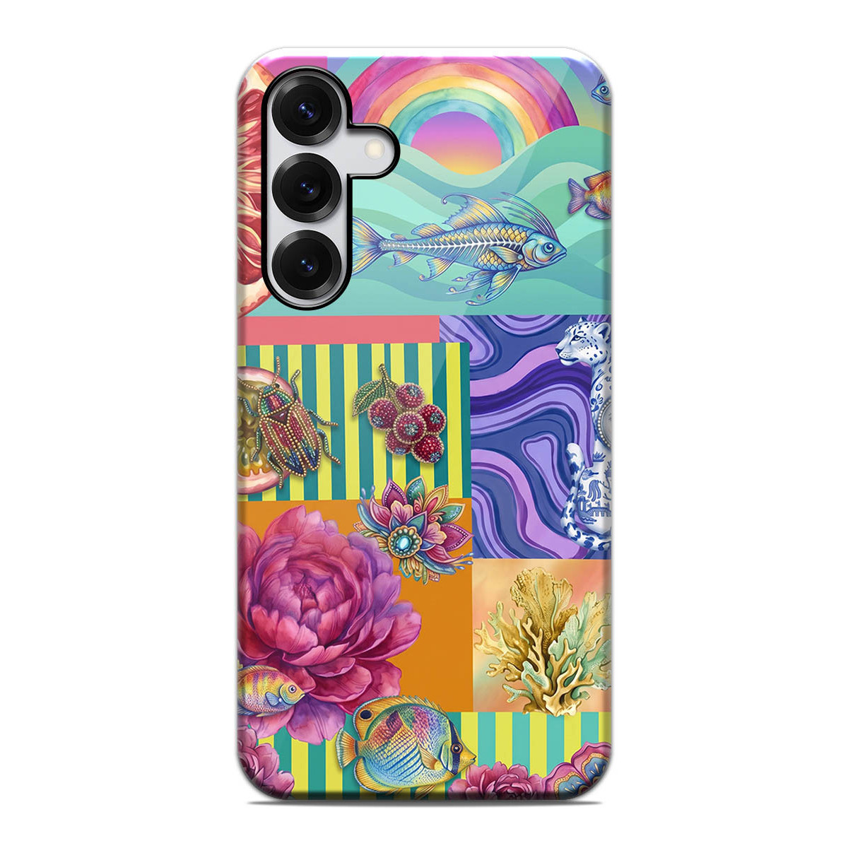 Funda Tough Magnética para Samsung Galaxy S25+ Plus 5G Doble Capa diseño Collage 03 Dibujos