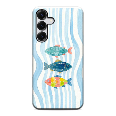 Funda Tough Magnética para Samsung Galaxy S25+ Plus 5G Doble Capa diseño Peces 02 Dibujos