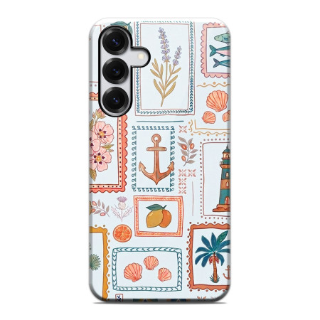 Funda Tough Magnética para Samsung Galaxy S25+ Plus 5G Doble Capa diseño Sellos 02 Dibujos