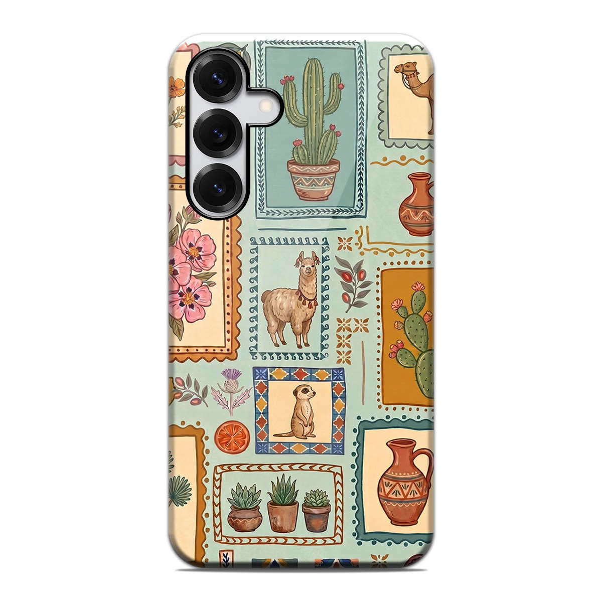 Funda Tough Magnética para Samsung Galaxy S25+ Plus 5G Doble Capa diseño Sellos 03 Dibujos