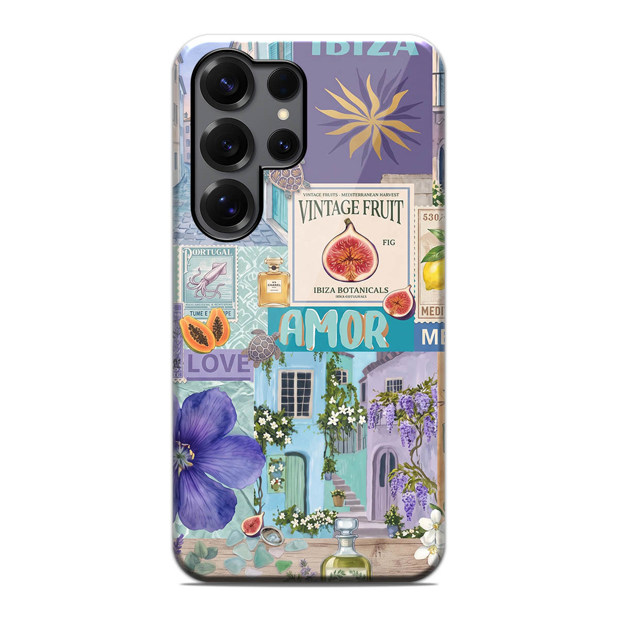 Funda Tough Magnética para Samsung Galaxy S25 Ultra 5G Doble Capa diseño Collage 02 Dibujos