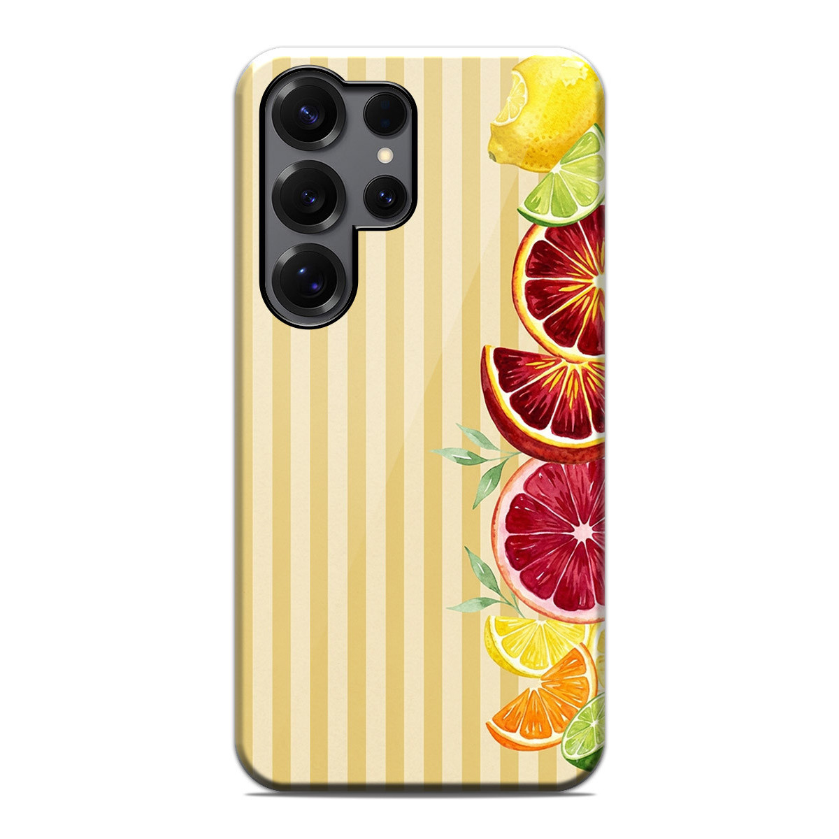 Funda Tough Magnética para Samsung Galaxy S25 Ultra 5G Doble Capa diseño Limones 02 Dibujos
