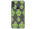 Funda Gel Transparente para Motorola One diseño Cactus Dibujos