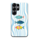 Funda Tough Magnética para Samsung Galaxy S25 Ultra 5G Doble Capa diseño Peces 02 Dibujos