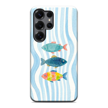 Funda Tough Magnética para Samsung Galaxy S25 Ultra 5G Doble Capa diseño Peces 02 Dibujos