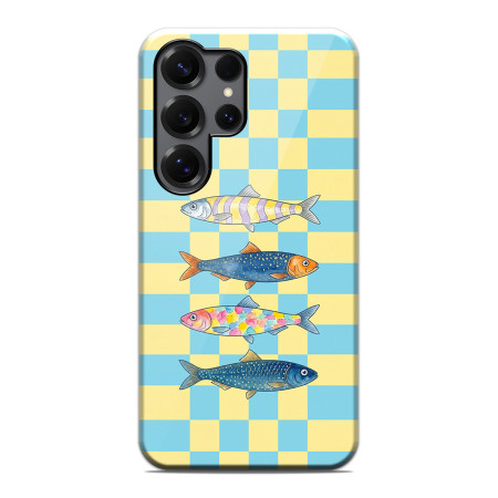 Funda Tough Magnética para Samsung Galaxy S25 Ultra 5G Doble Capa diseño Peces 03 Dibujos