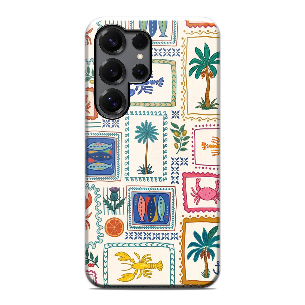 Funda Tough Magnética para Samsung Galaxy S25 Ultra 5G Doble Capa diseño Sellos 01 Dibujos