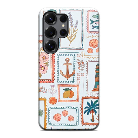Funda Tough Magnética para Samsung Galaxy S25 Ultra 5G Doble Capa diseño Sellos 02 Dibujos