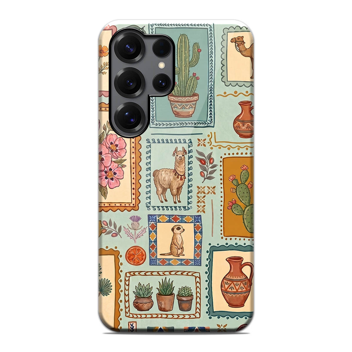 Funda Tough Magnética para Samsung Galaxy S25 Ultra 5G Doble Capa diseño Sellos 03 Dibujos