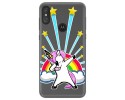 Funda Gel Transparente para Motorola One diseño Unicornio Dibujos