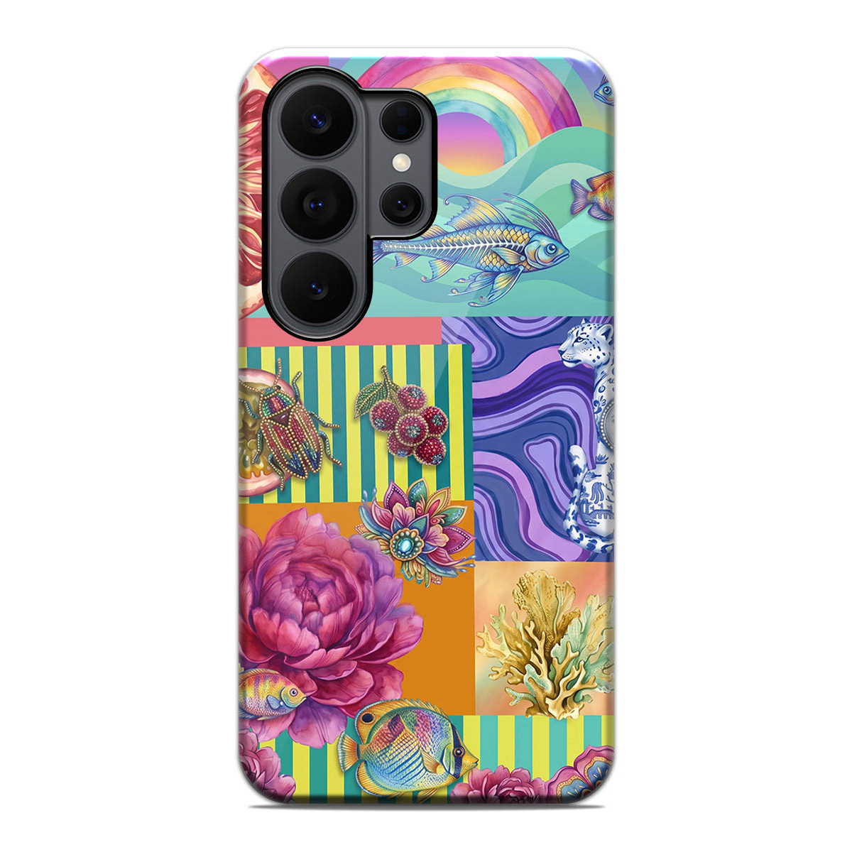 Funda Tough Magnética para Samsung Galaxy s26 Ultra 5G Doble Capa diseño Collage 03 Dibujos