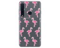 Funda Gel Transparente para Samsung Galaxy A9 (2018) diseño Flamenco Dibujos