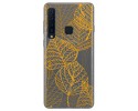 Funda Gel Transparente para Samsung Galaxy A9 (2018) diseño Hojas Dibujos