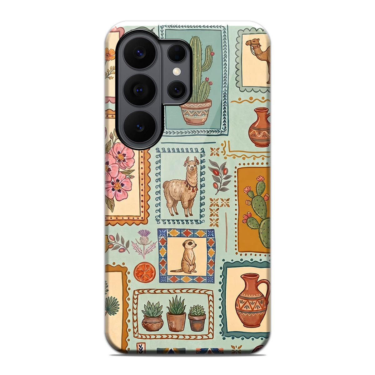 Funda Tough Magnética para Samsung Galaxy s26 Ultra 5G Doble Capa diseño Sellos 03 Dibujos