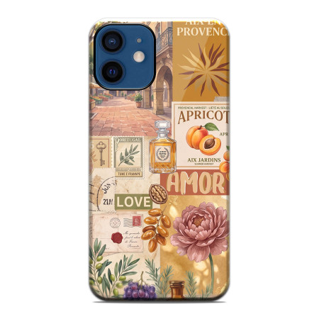 Funda Tough Magnética para Iphone 12 / 12 Pro (6.1) Doble Capa diseño Collage 01 Dibujos