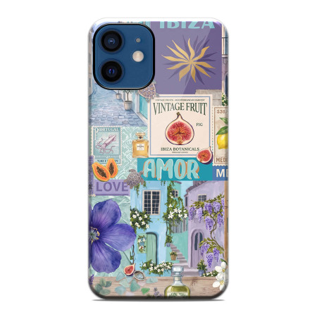 Funda Tough Magnética para Iphone 12 / 12 Pro (6.1) Doble Capa diseño Collage 02 Dibujos