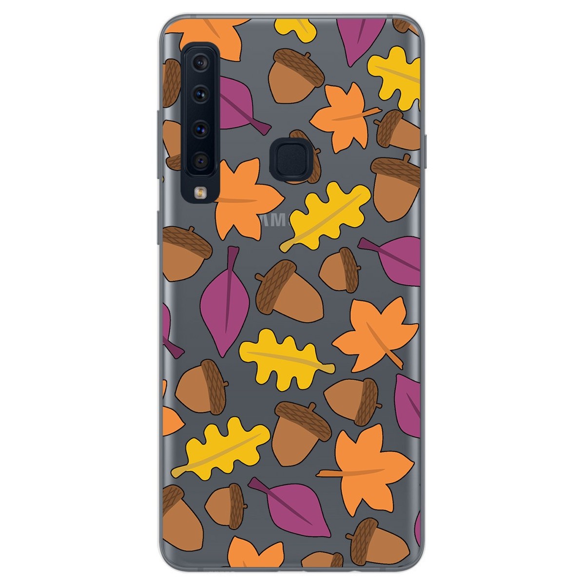 Funda Gel Transparente para Samsung Galaxy A9 (2018) diseño Otoño Dibujos