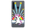Funda Gel Transparente para Samsung Galaxy A9 (2018) diseño Unicornio Dibujos