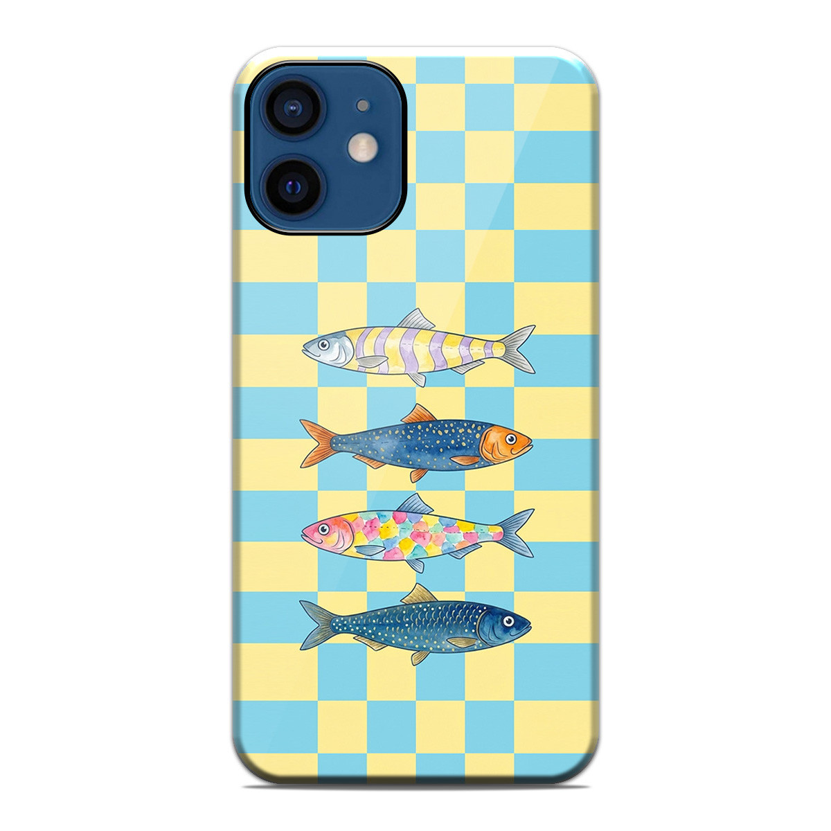 Funda Tough Magnética para Iphone 12 / 12 Pro (6.1) Doble Capa diseño Peces 03 Dibujos