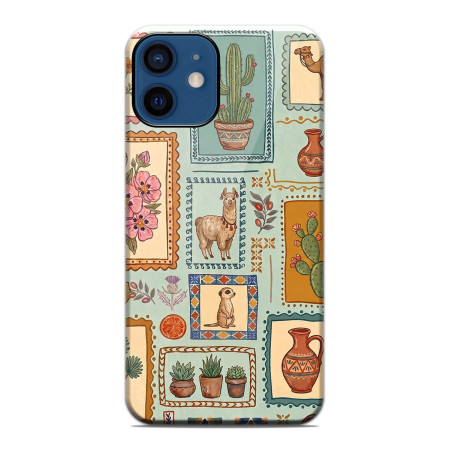 Funda Tough Magnética para Iphone 12 / 12 Pro (6.1) Doble Capa diseño Sellos 03 Dibujos