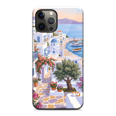 Funda Tough Magnética para Iphone 12 Pro Max (6.7) Doble Capa diseño Costa 01 Dibujos