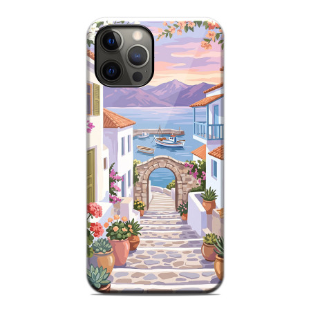 Funda Tough Magnética para Iphone 12 Pro Max (6.7) Doble Capa diseño Costa 02 Dibujos